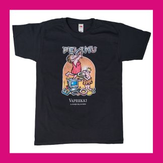 Pelimuseon tukituote: T-paita